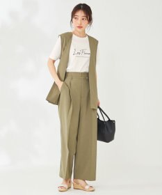 ANY SIS 【セットアップ対応】リネンライク ジレ