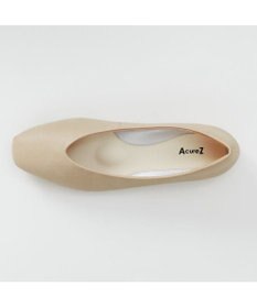 AcureZ Vカットフラットパンプス「母趾にやさしい美パンプス」