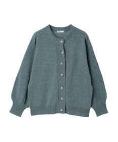 CRAFT STANDARD BOUTIQUE 洗えるコードモールクルーネックカーデイガン