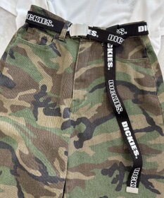 WEGO 【ユニセックス着用ITEM】Dickies　ロゴプリントベルト