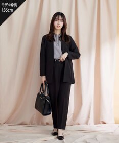 Tiaclasse 【洗える】配色ボタンニットトップス