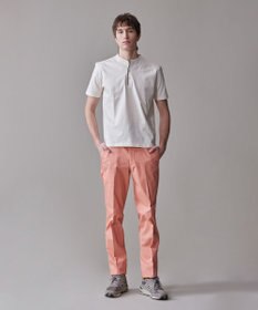 J.PRESS MEN 洗練されたデザインと機能性【ストレッチ】トリコチン ステムテーパード パンツ