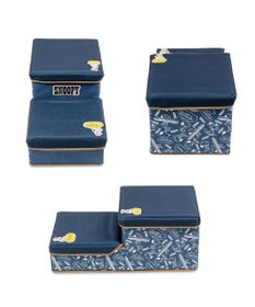 PET PARADISE スヌーピー デニム風ステップ 2段