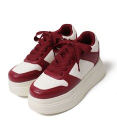 WEGO ボリュームレースアップ厚底スニーカー