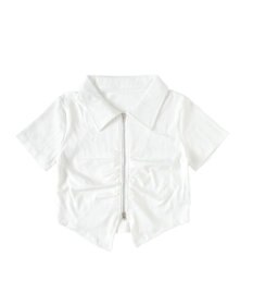 WEGO フロントギャザーWジップT