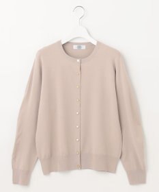 J.PRESS LADIES 【洗える】レーヨンエリートストレッチ クルーネック カーディガン