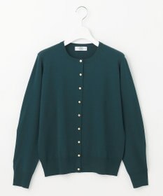 J.PRESS LADIES 【洗える】レーヨンエリートストレッチ クルーネック カーディガン