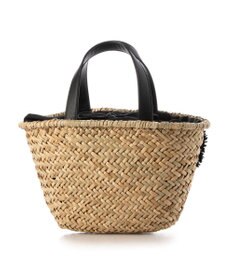 UNBILLION カシュカシュ cachecache / ラフィアフラワー付カゴバッグ