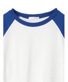 Green Parks シアーラグラン配色プルオーバー