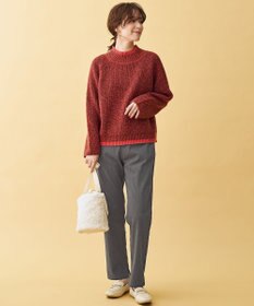 ANY L 【5色展開】バイカラーMIXニット