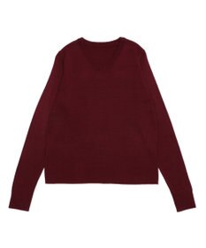 WEGO 【WEB限定/2025年秋冬新作/洗濯OK/毛玉レス/MLXLサイズ展開/オフィス/カジュアル】ベーシックニットセーター