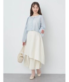 earth music&ecology プリーツドッキングスカート