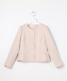 Feroux 【先行予約】パール釦ペプラムジャケット×スカート セットアップ