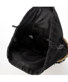 UNBILLION カシュカシュ cachecache / ラフィアフラワー付カゴバッグ