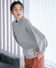 ANY 【洗濯機可能/8色展開】ソフトタッチポリエステルニット