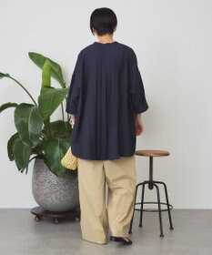 AMERICAN HOLIC 【WEB限定】接触冷感バンドカラーシャツチュニック