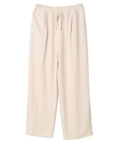 Green Parks イージーウエストセンタープレスストレートパンツ