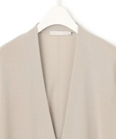 ICB 【洗える】 ドライコットンアセテート ニットジャケット