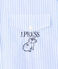 J.PRESS MEN 【AaronChang】【UNISEX】コットンタイプライター ストライプ シャツ / B.D. / Baggy-Fit