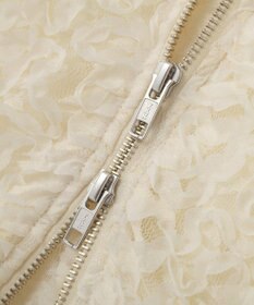 Green Parks フラワー柄チュールブルゾン