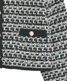 earth music&ecology ニットツイードジャケット