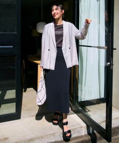 UNFILO スゴ機能美ニット Iラインスカート