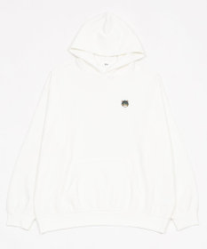 WEGO 【ユニセックス着用ITEM/SMLサイズ展開/裏起毛】ワンポイント刺繍プルパーカー