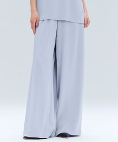 BEIGE， 【洗える】LLOYD / ハンマーサテンイージーワイドパンツ