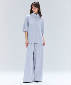 BEIGE， 【洗える】LLOYD / ハンマーサテンイージーワイドパンツ