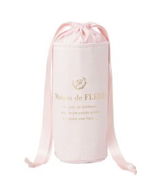 Maison de FLEUR 【保冷機能付き】サテン巾着ボトルケース