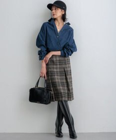 23区 【洗える】ライトダンガリー 2WAY シャツ