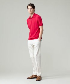 J.PRESS MEN 機能×縫製₌快適な着心地 「高見え」ニットポロ【接触冷感 / 洗える】ホールガーメントニット ポロシャツ