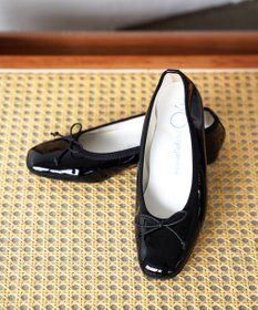 nouvelleRobe Oū サイズ追加【本革・高反発】Square スクエアトゥ バレエシューズ