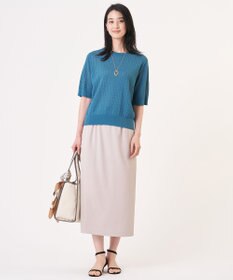 J.PRESS LADIES 【アンサンブル着用可】Vis/Peスパーク クルーネック プルオーバー