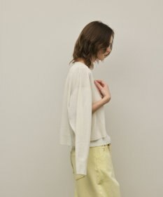 GRACE CONTINENTAL スリーブスリットニットカーディガン