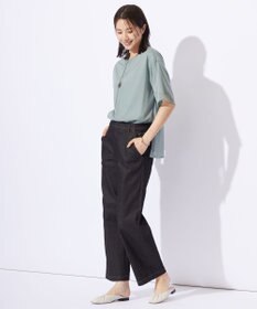 J.PRESS LADIES L 【WEB限定】シアーレイヤード ツイン カットソー