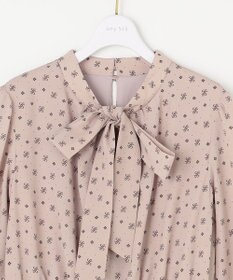 ANY SIS 【洗える】2WAYボウプリント ワンピース