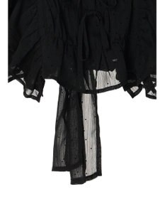 earth music&ecology フロッキードットフリルビスチェ