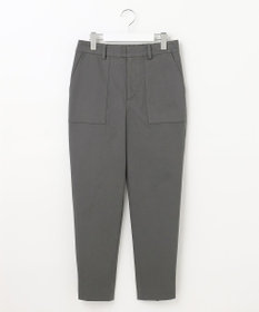 J.PRESS LADIES 【洗える】サテンストレッチプレミアムピーチ ベイカー パンツ