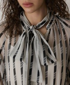 GRACE CONTINENTAL ハートストライプワンピース