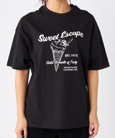 OP／FILA 【Ocean Pacific】アイスクリームプリント半袖Tシャツ