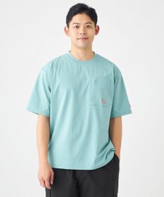 SHARE PARK MENS 【UVカット・吸水速乾・ストレッチ・軽量 】バックプリントポケットTシャツ（L・XLサイズ）