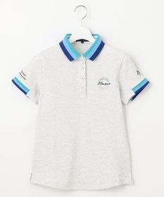 23区GOLF 【WOMEN】【UVケア・吸水速乾】ハニカムカノコ 半袖ポロシャツ