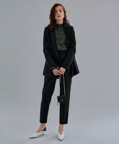 ICB 【新色追加・洗える】 ウールマットウース テーパードパンツ