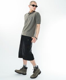 WEGO 【ユニセックス着用ITEM】ダブルニーデニムショーツ