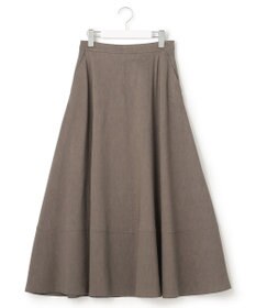 23区 【セットアップ対応】リネンレーヨンストレッチ フレア スカート