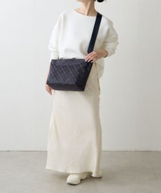 russet ナイロンジャガード2WAYワンハンドルトートバッグ(SF-268)