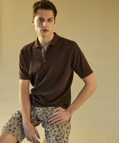 JOSEPH ABBOUD MOUNTAIN 【SPACE】OGアロハリーフ ハーフパンツ