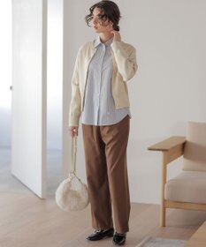 組曲 S 【加藤ローサさん着用】スムースストレッチジャケット カーディガン