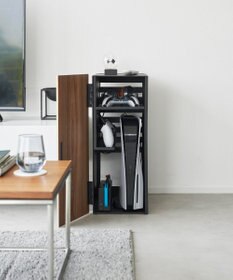 tower ゲーム機収納ラック タワー ブラック